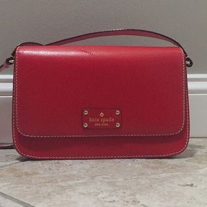Red Leather Kate Spade Crossbody